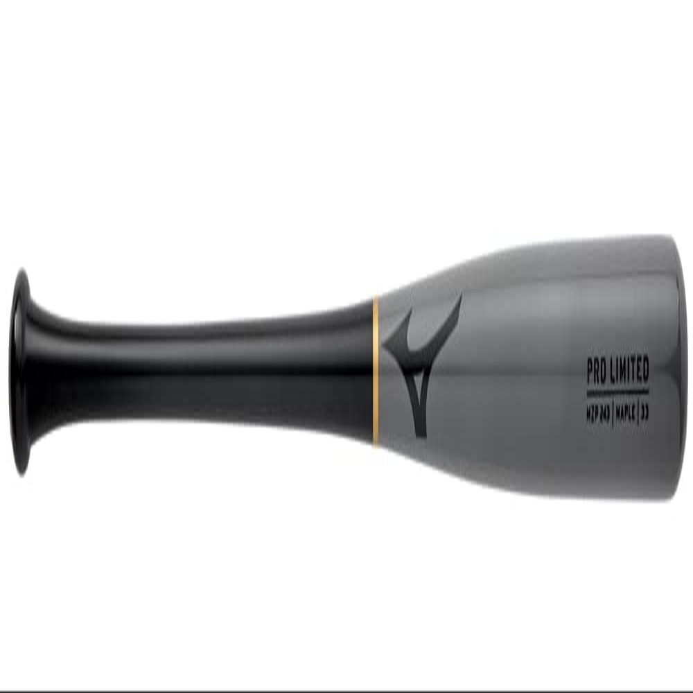 Mizuno MZP 243 Pro Limited Maple Wood Baseball Bat, Grey-Black, 33 inch