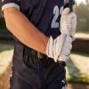 Mizuno B-303 Adult Baseball Batting Glove, White-Silver, XX-Large view 4