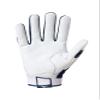 Mizuno B-303 Adult Baseball Batting Glove, White-Navy, X-Large view 2