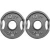 Ader Olympic Dumbbell Handles w/Chrome Training Collars + 30lb Grip Plate Set view 3