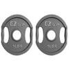 Ader Olympic Dumbbell Handles w/Chrome Training Collars + 30lb Grip Plate Set view 4