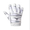 Mizuno F-257 Women's Softball Batting Glove, White-Silver, X-Small view 1