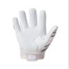 Mizuno F-257 Women's Softball Batting Glove, White-Silver, X-Small view 2
