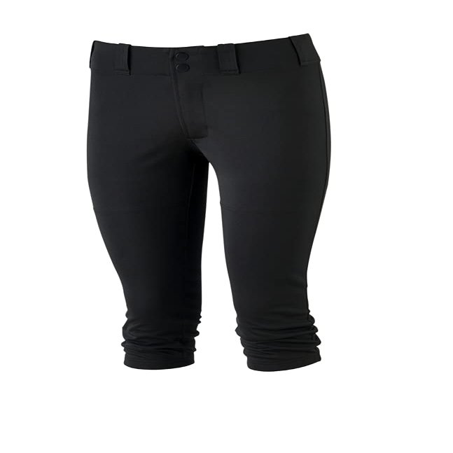 Mizuno Youth Girl's Prospect Softball Pant, Black, Small