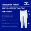 Mizuno Youth Girl's Prospect Softball Pant, Black, Small view 3