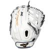 Mizuno GMVP1300PF4W MVP Prime Fastpitch Softball Glove 13", H Web, Right Hand Throw, WHITE-GREY view 1
