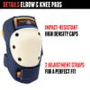 Triple Eight Saver Series 3-Pack Pad Set Ideal for Skateboarding, In-line Skating, Roller Skating, and Biking view 4