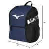 Mizuno Youth Future Backpack, Navy-Black view 3