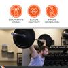 Body Sport Bumper Weight Plates for Training, 15 lb. (2-Pack) - Impact Absorbing Strength Discs with Stainless Steel Insert view 4