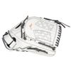 Mizuno GMVP1250PF4W MVP Prime Fastpitch Softball Glove 12.5", Trident Web, Right Hand Throw, WHITE-GREY view 3