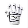 Mizuno F-257 Women's Softball Batting Glove, White-Black, X-Small view 1