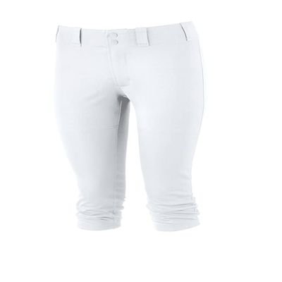 Mizuno Youth Girl's Prospect Softball Pant, White, Small