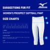 Mizuno Women's Prospect Softball Pant, Grey, Medium view 4