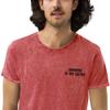 Wingate AG Shopping is My Cardio Lettering Quote Black Text Sarcasm Denim T-Shirt view 4