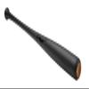 Mizuno Pro Select MZM 271 Maple Wood Baseball Bat, Black, 34 inch view 2