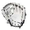 Mizuno GMVP1150PF4W MVP Prime Fastpitch Softball Glove 11.5", T Web, Right Hand Throw, White-Grey view 2