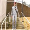 Mizuno Challenger Sweatpant, Heathered Grey, X-Small view 3