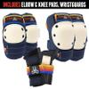Triple Eight Saver Series 3-Pack Pad Set Ideal for Skateboarding, In-line Skating, Roller Skating, and Biking view 3