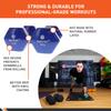 Body Sport Vinyl Coated Dumbbell Weight, 10 lb. (Pair) - Strength Training Equipment for Home Fitness & Gym Workouts (Blue) view 2