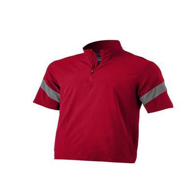 Mizuno Youth Short Sleeve Hitting Jacket, Red-Shade, X-Large