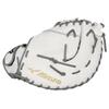 Mizuno GXF50FPW2 MVP Prime Fastpitch Softball First Base Mitt 13", 1st Base, Left Hand Throw, White-Grey view 3