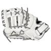 Mizuno GXF50FPW2 MVP Prime Fastpitch Softball First Base Mitt 13", 1st Base, Left Hand Throw, White-Grey view 4