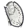 Mizuno GXF50FPW2 MVP Prime Fastpitch Softball First Base Mitt 13", 1st Base, Right Hand Throw, WHITE-GREY view 2