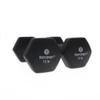Body Sport Neoprene Dumbbell Weight, 12 lb. (2-Pack) - Latex-Free, Strength Training Equipment for Home Fitness & Gym Workouts (Black) view 1
