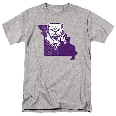 Truman State University Official State Shape Unisex Adult T-Shirt, State Shape, 5X-Large