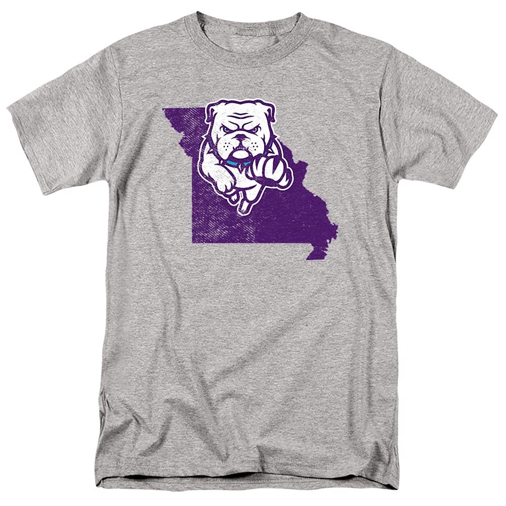 Truman State University Official State Shape Unisex Adult T-Shirt, State Shape, 5X-Large