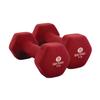 Body Sport Neoprene Dumbbell Weight, 9 lb. (2-Pack) - Latex-Free, Strength Training Equipment for Home Fitness & Gym Workouts (Maroon) view 1