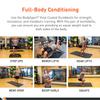 Body Sport Vinyl Coated Dumbbell Weight, 6 lb. (Pair) - Strength Training Equipment for Home Fitness & Gym Workouts (Orange) view 4
