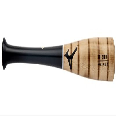 Mizuno Pro Select MZM 243 Maple Wood Baseball Bat, Natural-Black, 31 inch