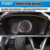Great-luck ABS Panel Dial Dashboard Trim CoverSteering Wheel Trims Steering Wheel Cover Center Console Dash Board Decals Accessories 4Pcs/Set for Toyota Corolla 2020 2021 2022 2023 Corolla Cross view 3
