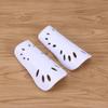 IMIKEYA 1 Pair Leg Guard Soccer Shin Guards Football Leg Sleeves Shell Soccer Football Shin Pad Soccer Safety Gear Protector Kids Breathable Calf Guard Child Set White Aldult view 4