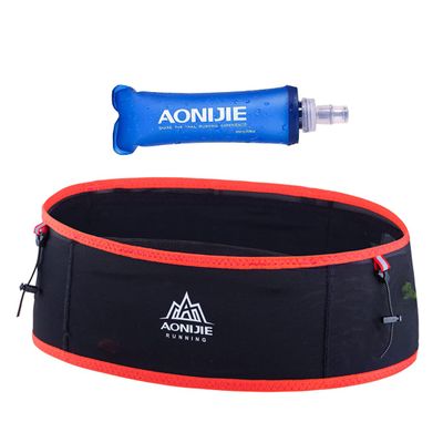 Lovtour Running Belt with 250ml Soft Water Bottle FreePhone Holder for Running, Passport Holder,Waist and Fanny Pack for Women and Menand Lightweight for Marathon Climbing Jogging Cycling Workout