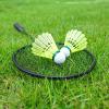 AboveGenius Badminton Rackets Set of 4 for Outdoor Backyard Games, Including 4 Rackets, 6 Nylon Badminton Shuttlecocks, Lightweight Badminton Racquets for Beginners view 4