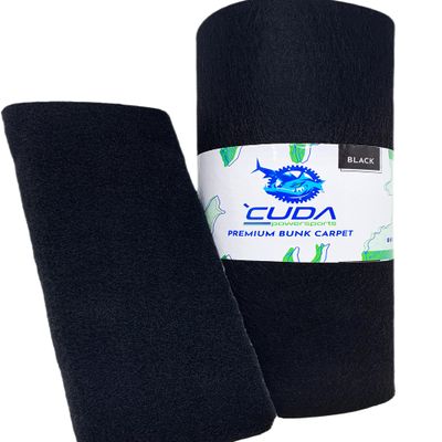 Cuda Boat Trailer Bunk Carpet 18 Inch Wide x 15ft-Premium Cuda Boat Bunk Carpeting Parts Accessories Black Lift Runner Carpet Covers Marine Grade Waterproof