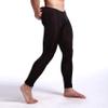 Hansber Men's Compression Yoga Pants Stretchy Spandex Dance Running Tights Workout Leggings Black X-Large view 2