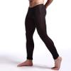 Hansber Men's Compression Yoga Pants Stretchy Spandex Dance Running Tights Workout Leggings Black X-Large view 3