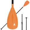 Karltion SUP Paddle - 3 Pieces Adjustable Aluminium SUP Paddle Alloy Shaft Paddle Board Paddles with Glass Fiber Blade for Surfing, Floating,Water Sport-Orange view 1