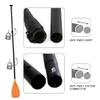 Karltion SUP Paddle - 3 Pieces Adjustable Aluminium SUP Paddle Alloy Shaft Paddle Board Paddles with Glass Fiber Blade for Surfing, Floating,Water Sport-Orange view 3