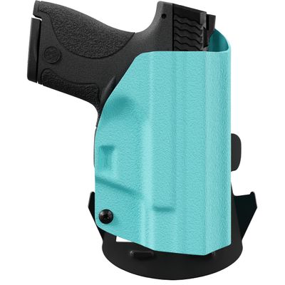We The People Holsters - Aqua - Left Hand - OWB Holster Compatible with Smith & Wesson M&P / M2.0 4"/4.25" Compact 9/40 Manual Safety RDS