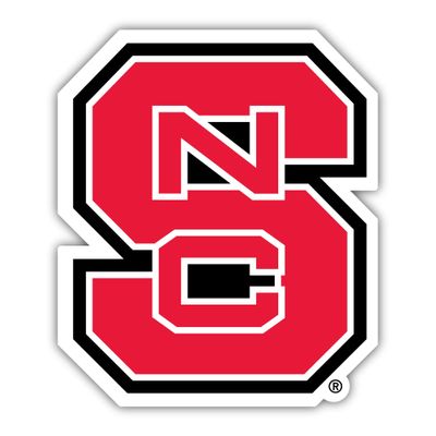 NC State Wolfpack 10 Inch Vinyl Mascot Magnet 4-Pack Officially Licensed Collegiate Product