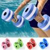 junshi11 Set of 2 Water Aerobics Swimming Pool Dumbbells for Exercise, HighDensity EVAFoam Dumbbell Fitness Set, for Aquatic Therapy, Pool Fitness, Water Exercise Blue view 2