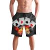Art Poker Card Dice Men's Swim Trunks Sport Shorts Quick Dry Boardshorts view 2