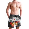 Art Poker Card Dice Men's Swim Trunks Sport Shorts Quick Dry Boardshorts view 4