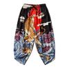 RICHOLV Japanese Style Harajuku Men Trousers Samurai Costume Loose Fashion Women Traditional Bloom Pants 164 XL view 1