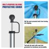 KOMCLUB Telescoping Tent Poles Tarp Poles Adjustable Stainless Steel Camping Tarp Pole for Outdoor Canopy Awning Rain Shelter-94.5 in Set of 2 view 4