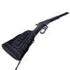 Genuine Leather Gun Shell Holder Buttstock, Canvas Recoil Pad Extension for Shotguns Rifles (Black) view 4